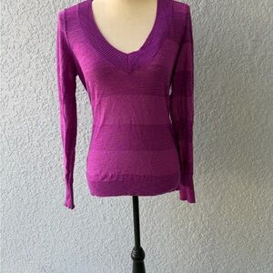 Express Deep Purple Knit Top
